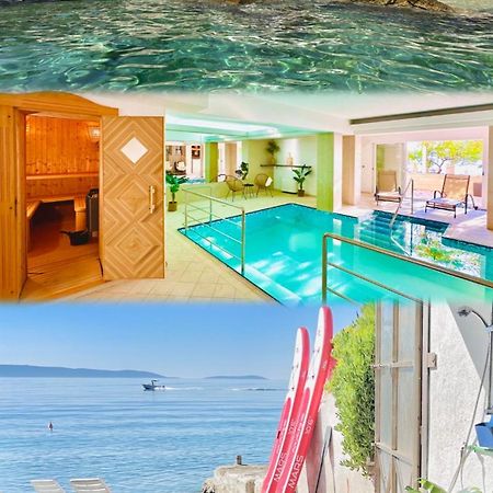 Luxury Seaside Villa With A Classic Mediterranean Olive Garden, A Fully Equipped Professional Kitchen, Pool, Sauna, Padle Boards And Canoe - Miolin Beach House Trogir Kültér fotó